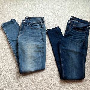 Express skinny jeans bundle of 2.